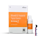 Brintop F solution with 10% Minoxidil and Finasteride by Brinton for promoting thicker hair