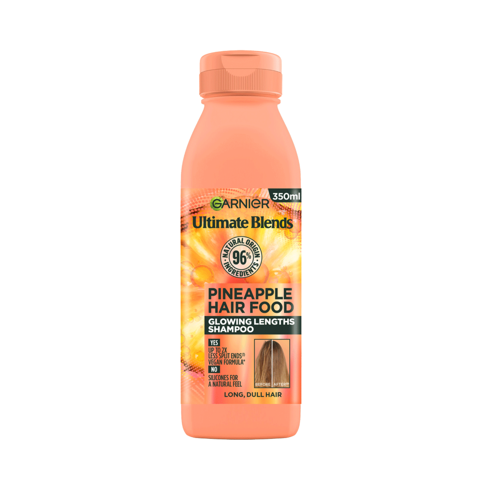 Garnier Ultimate Blends Pineapple & Amla Hair Food Shampoo For Long, Dull Hair 350ml