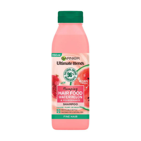 Garnier Ultimate Blends Plumping Hair Food Watermelon Shampoo 350ml