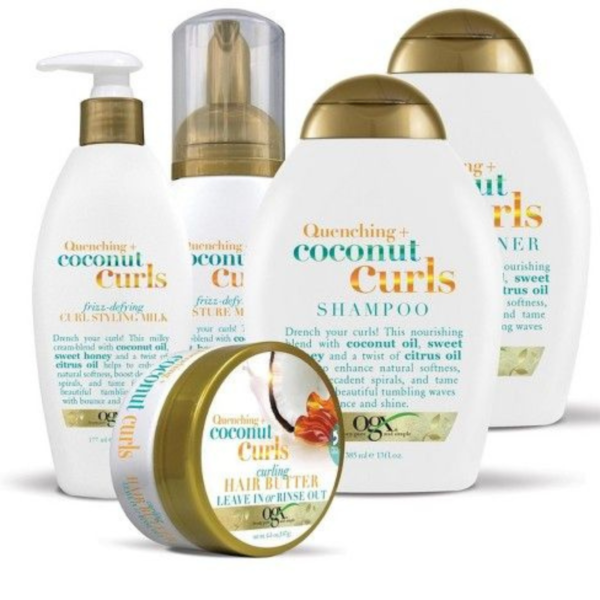 OGX Quenching+ Coconut Curls Shampoo 385ml - Image 3