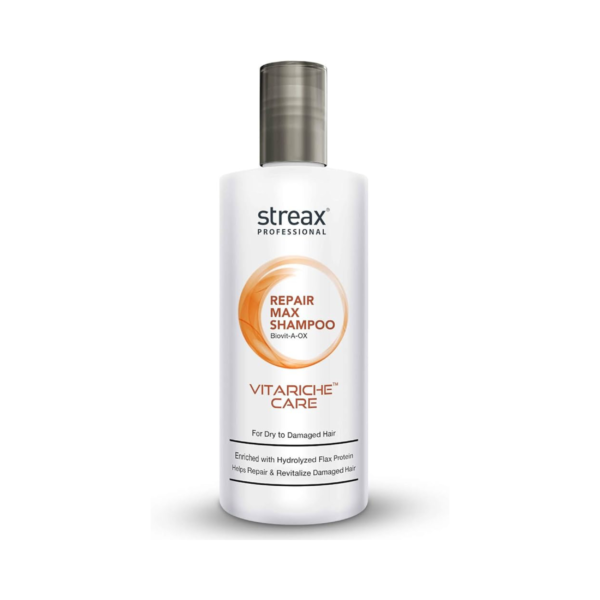 Streax Professional Vitariche Care Repair Max Shampoo For Women 300ml