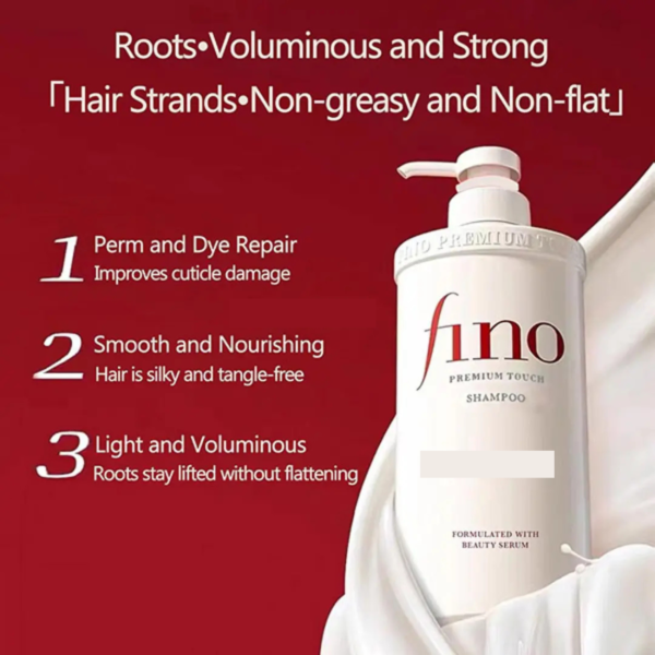 Shiseido Fino Premium Touch Shampoo 550ml - Image 2