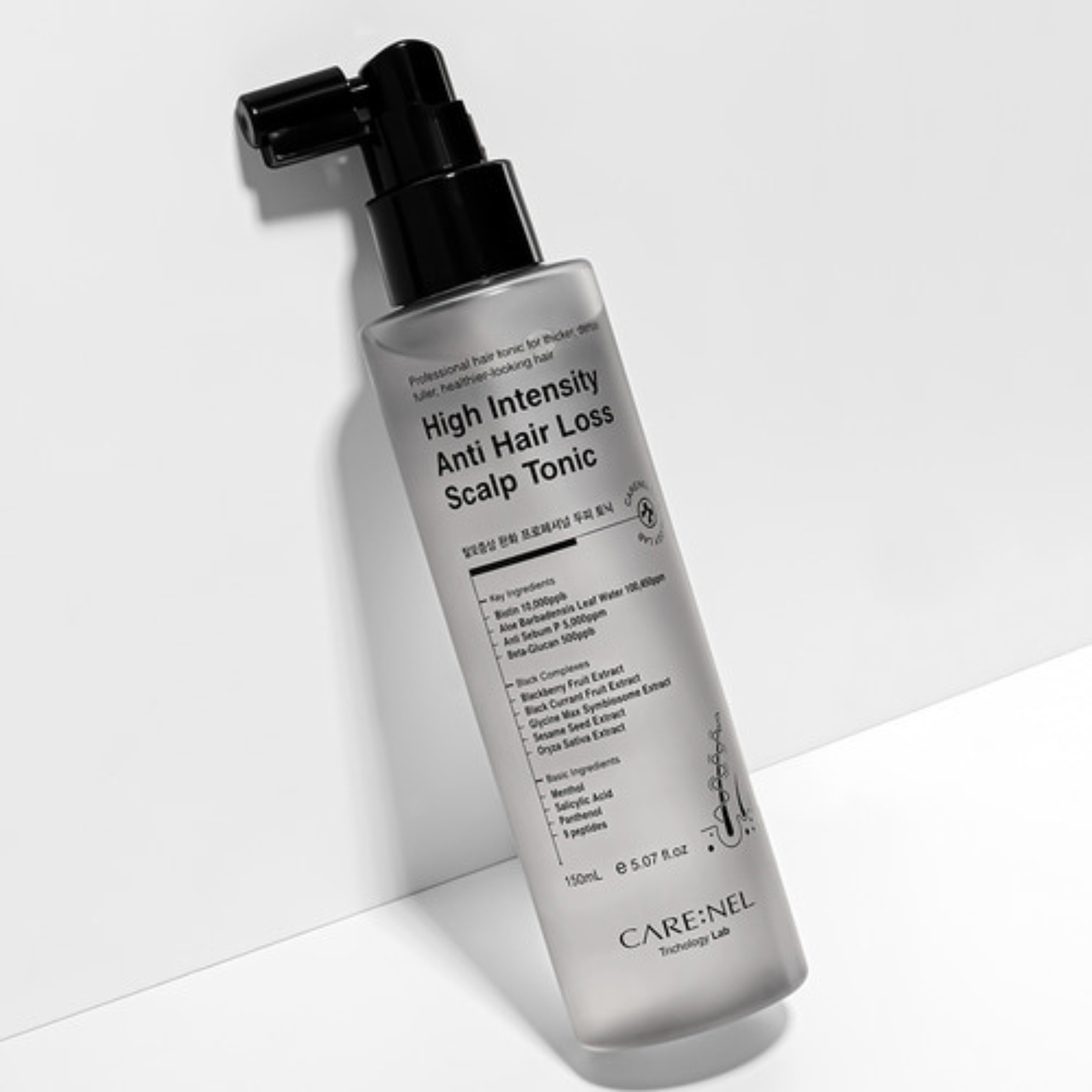CARE:NEL High Intensity Anti Hair Loss Scalp Tonic 150ml - Image 2