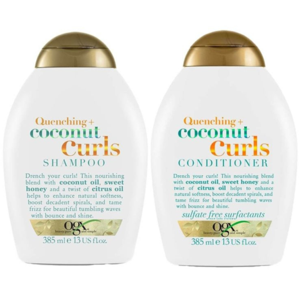 OGX Quenching+ Coconut Curls Shampoo 385ml - Image 2