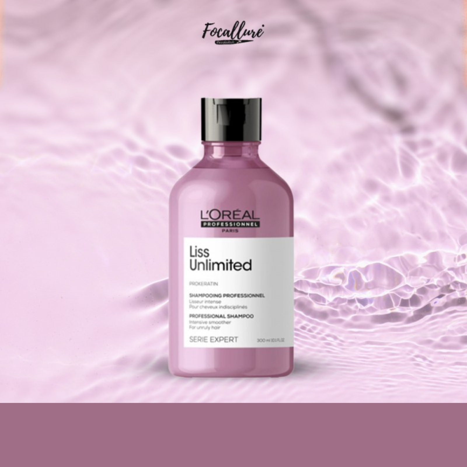 L'Oreal Paris Serie Expert Liss Unlimited Smoothing Shampoo 300ml - Image 3