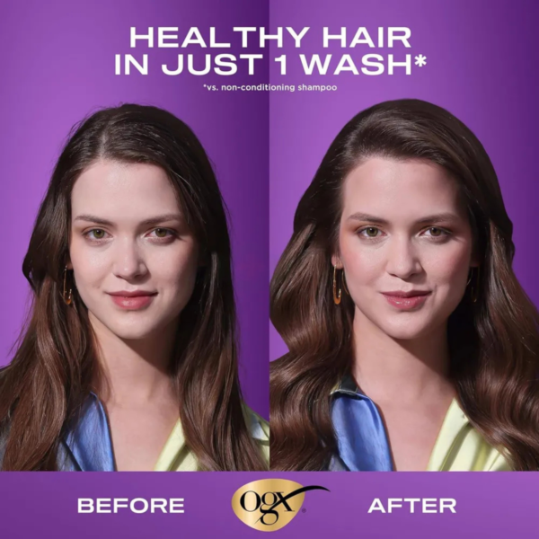 OGX Thick & Full+ Biotin & Collagen Shampoo 385ml - Image 3