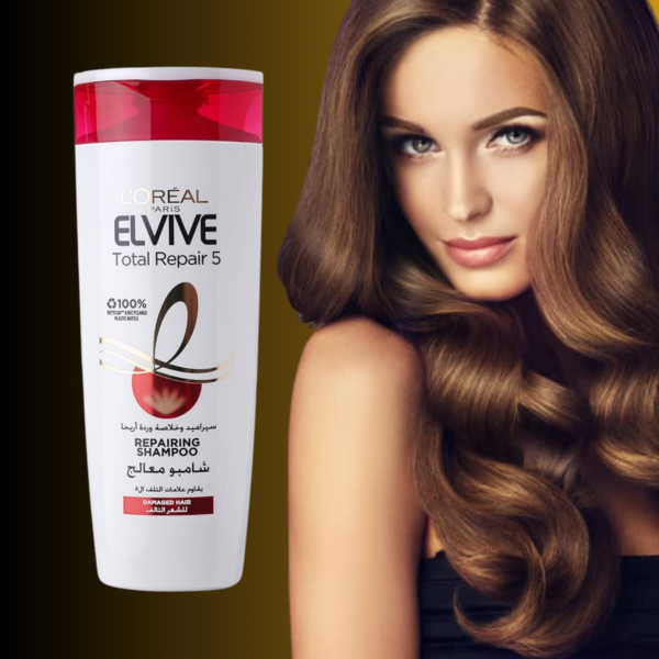 L'oreal Paris Elvive Total Repair 5 Repairing Shampoo 400ml - Image 2