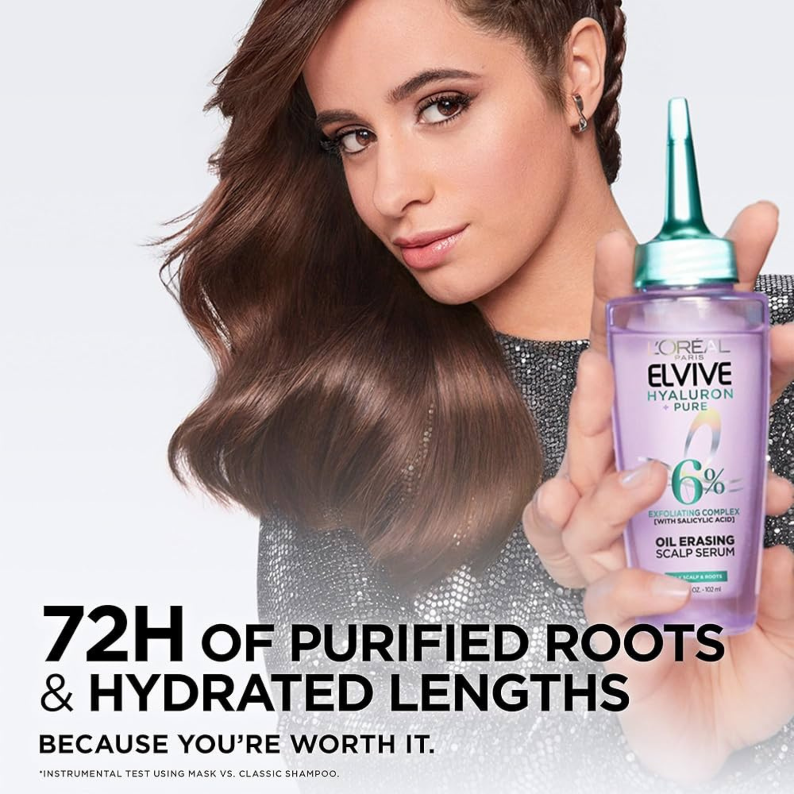 L’Oréal Paris Elvive Hydra Pure Exfoliating Pre-Shampoo Scalp Serum 102ml - Image 2