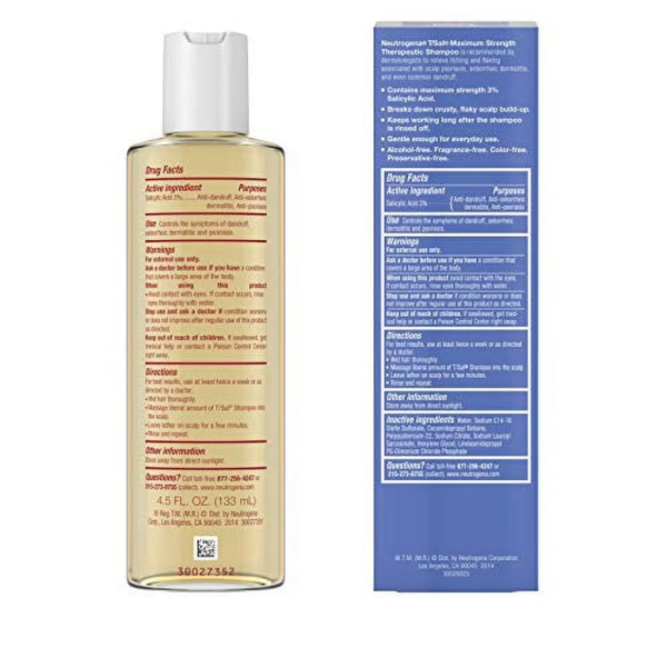 NEUTROGENA® T/Sal Therapeutic Shampoo, Scalp Build-Up Control 133ml - Image 2