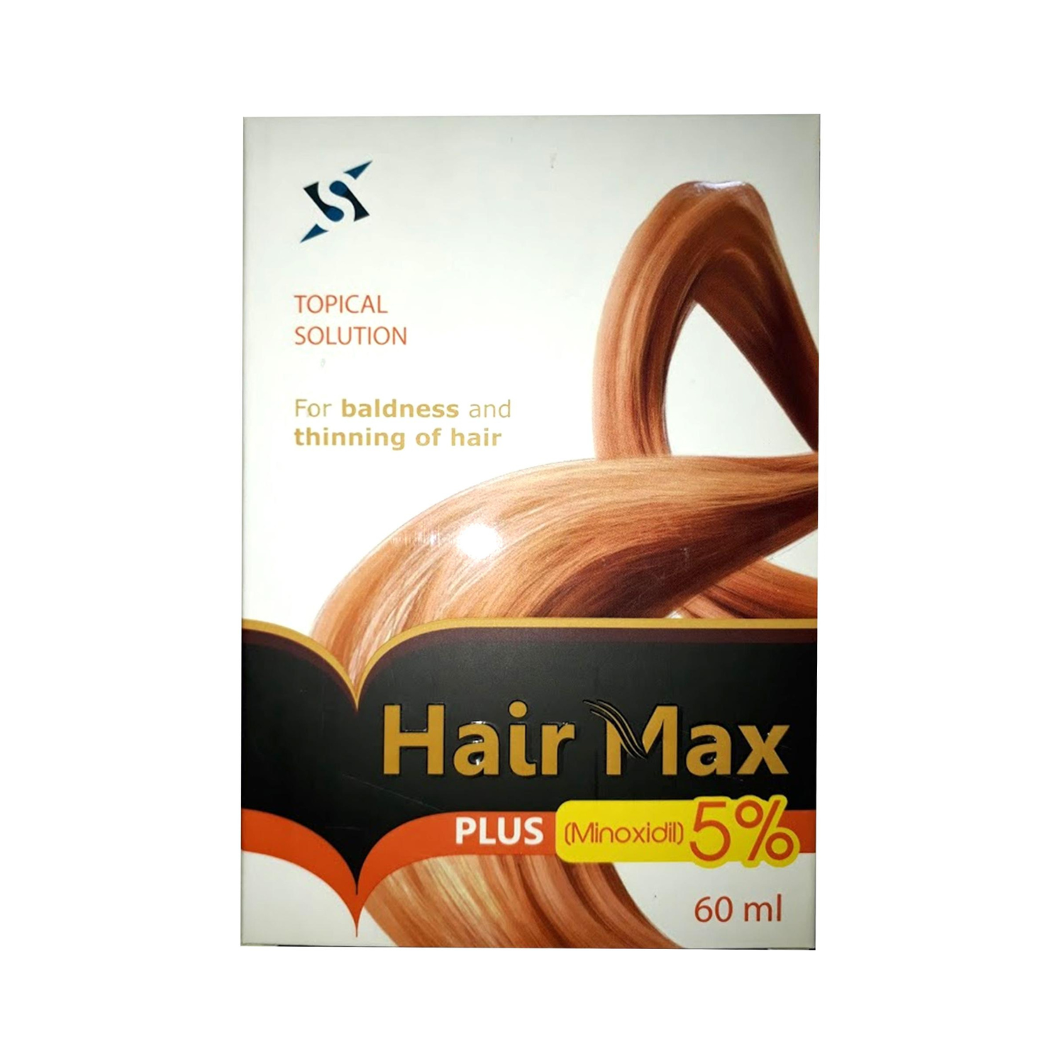Hair Max Plus 5% Minoxidil Solution 60ml – Effective Hair Regrowth Treatment for Men - Image 2