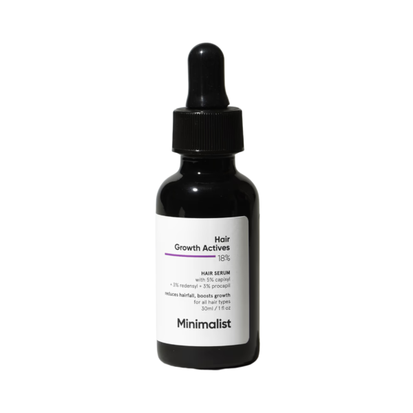 Minimalist Hair Growth Actives 18% Hair Serum 30ml