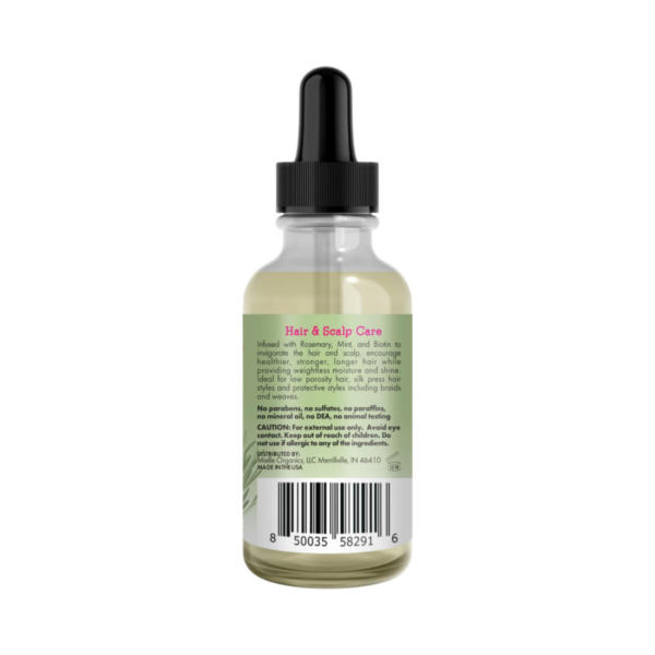Mielle Organics Rosemary Mint Light Scalp & Hair Strengthening Oil 59ml - Image 2