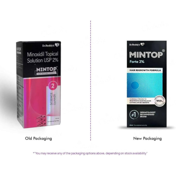Dr. Reddy’s Mintop Forte 2% Minoxidil Solution 120ml – Effective Hair Regrowth Treatment for Women and Sensitive Scalps - Image 3