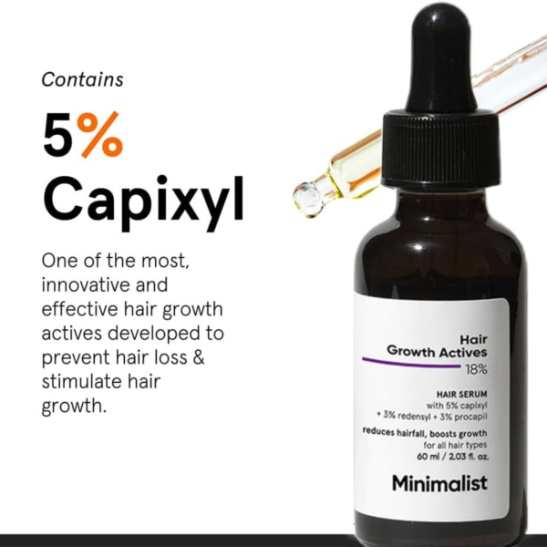 Minimalist Hair Growth Actives 18% Hair Serum 30ml - Image 3