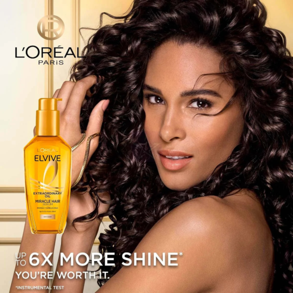 L'Oréal Paris Elseve Extraordinary Oil Serum with 6 Precious Floral Oils 100ml - Image 2