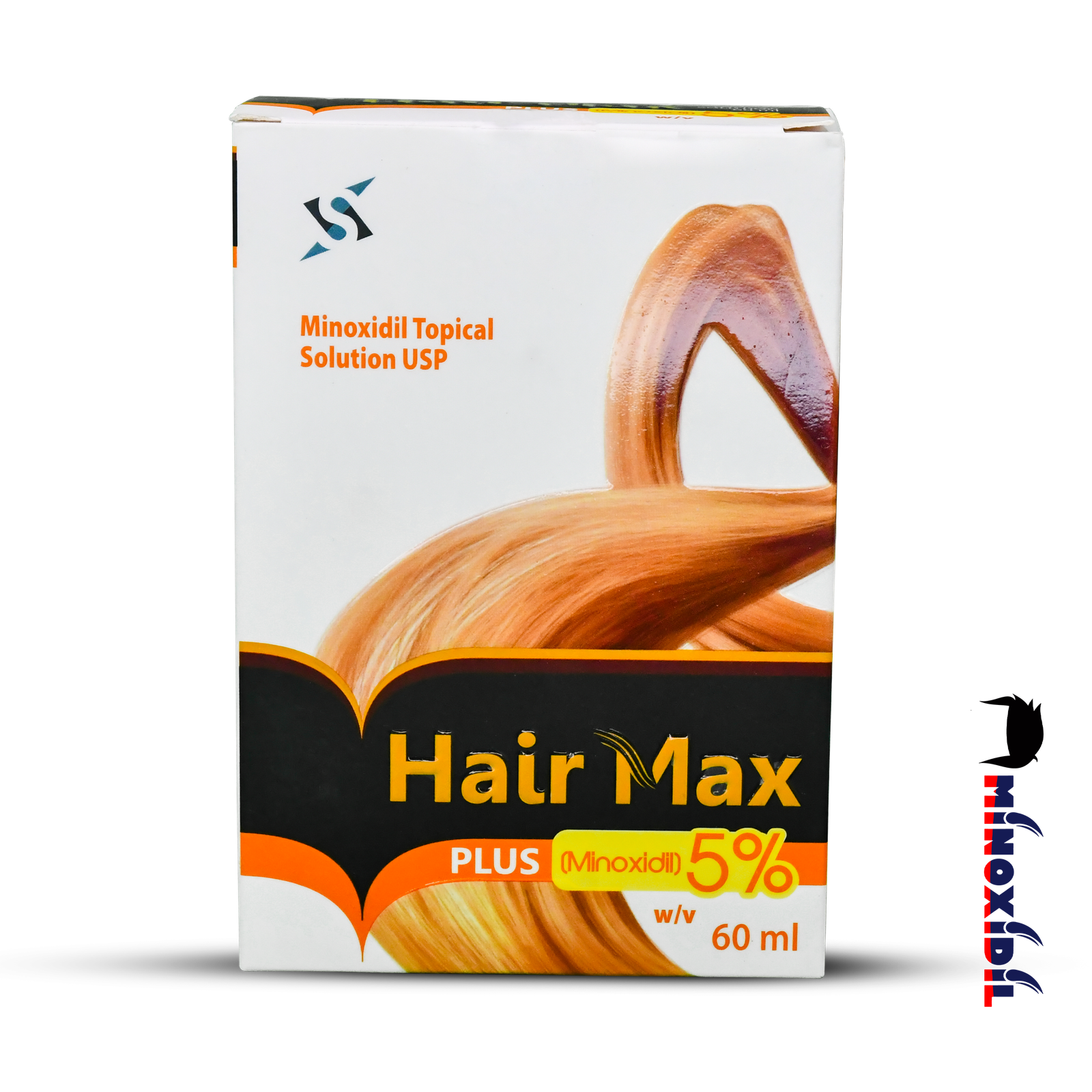 Hair Max Plus 5% Minoxidil Solution 60ml – Effective Hair Regrowth Treatment for Men