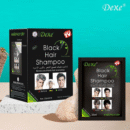 Dexe Black Hair Shampoo 25ml - 10ps | Instant Black Color & Natural Shine